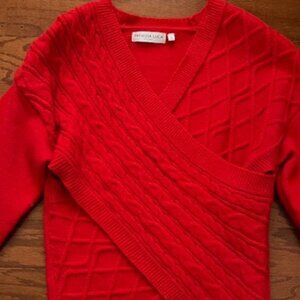 Patrizia Luca Milano Cable Wrap Sweater